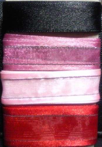 ORGANZA / SATIN MIX RIBBON 4m