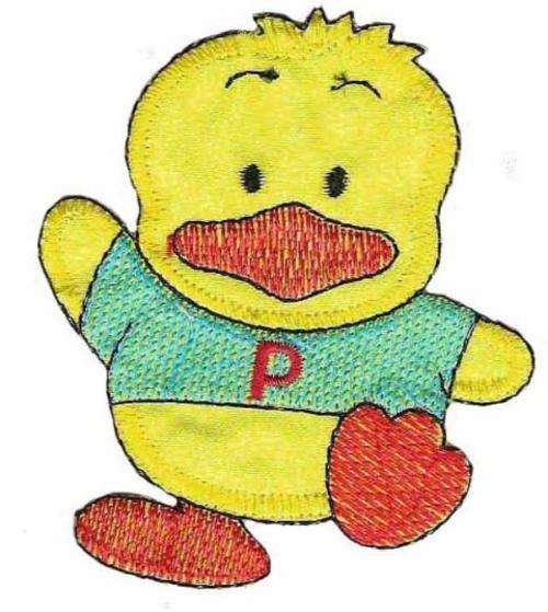 EMBROIDERY TOPPER "SPECIAL"- DUCKY