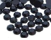 2.5mm BLACK GEMS (100)