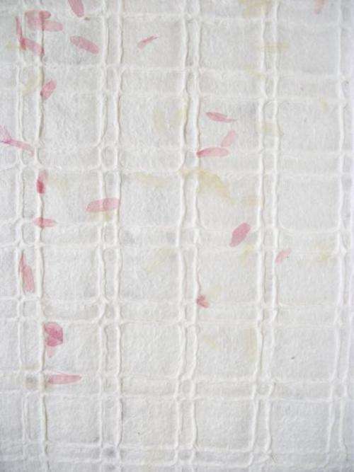 A4 MULBERRY & STRING WITH PINK LEAVES
