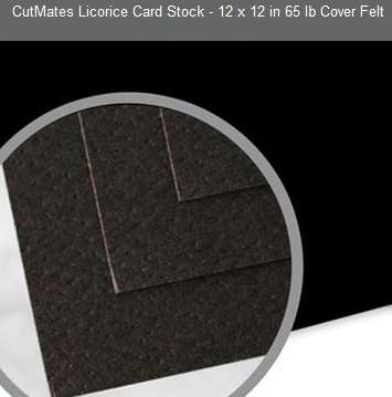 CUTMATES12x12" LICORICE - THE BEST FOR ALL CUTTER MACHINES