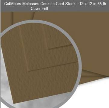 CUTMATES12x12" MOLASSES COOKIES - The card stock that cuts like butter