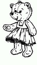 RUBBERSTAMP - SHE TEDDY SMALL