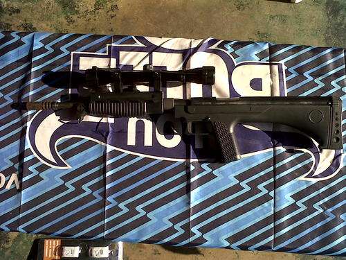Amazing griffon air rifle with scope-without the bullz flag