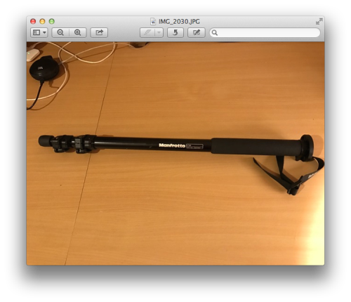 Manfrotto Monopod, Manfrotto Padded Bag