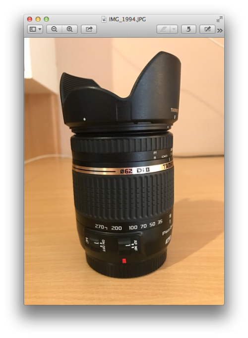 Tamron 18-270mm F/3.5-6.3 Lens for Canon - Hardly Used!