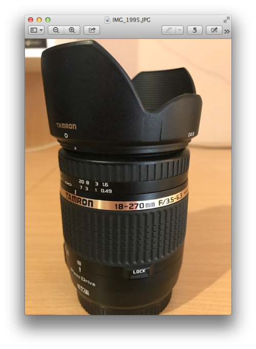 Tamron 18-270mm F/3.5-6.3 Lens for Canon - Hardly Used!