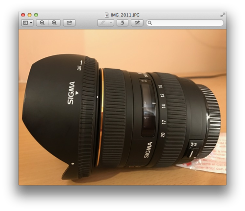 Sigma 10-20mm f:4-5:5 DC HSM Lens for Canon. Only Used twice!