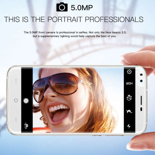 DOOGEE X30 Mobile phone Quad Camera 2x8.0MP+2x5.0MP Android 7.0 3360mAh 5.5'' HD MTK6580A Quad Core