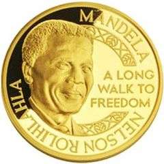 1/10oz Mandela Nobel Gold Medallion
