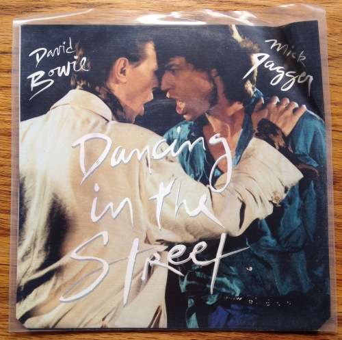 David Bowie/Mick Jagger - Dancing in the Street 7" (VG+; Mint)