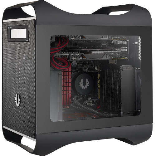 BitFenix Prodigy (Mini ITX case) (Black) (Glass side panel)