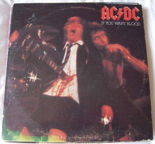 ACDC - If you want blood LP (Cover - Good, Vinyl - VG)