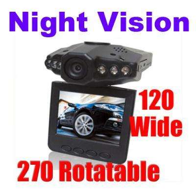 New 2.5" inch LCD Car Vehicle DVR Dashboard Camera Recorder Monitor  6led Night Vision