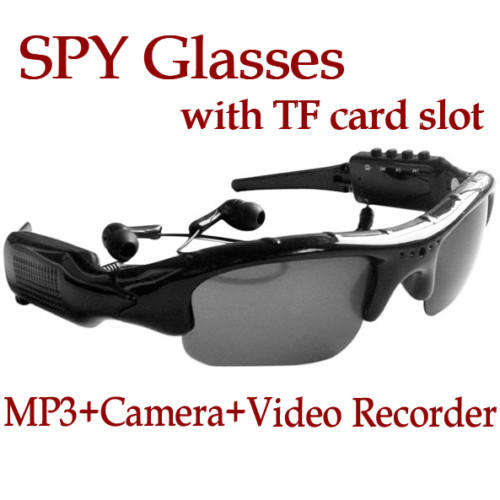 New Spy Sunglasses Camera Video Recorder HD DVR with Mp3 Player