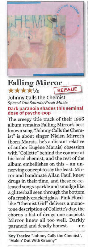 Falling Mirror-Johnny calls the chemist (with bonus tracks, liner notes and pics)