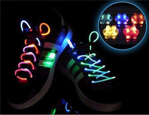 2.8mm x 80 cm 3-Mode LED Flashing Shoelaces