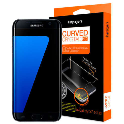 Samsung Galaxy S7 Edge 2x Screen Protector Curved Crystal HD