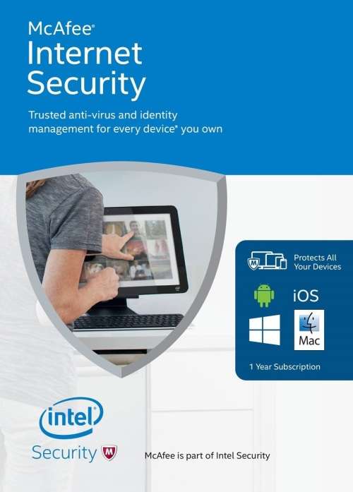 McAfee Internet Security 2017 |1PC | 5Year License