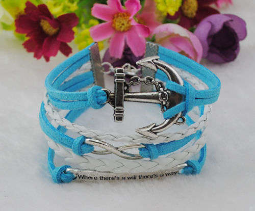 Infinity Anchor Bracelet