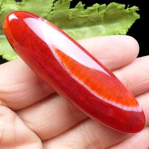 Beautiful Dragon Veins Agate CAB CABOCHON (140406585)