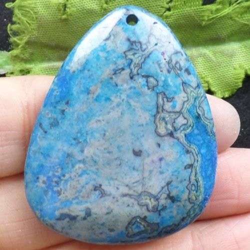 Beautiful Crazy Lace Agate Pendant Bead (140491155)