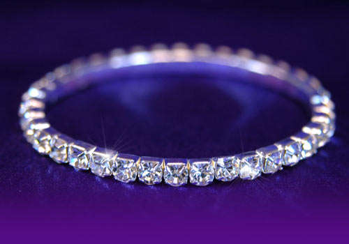 Bridal Fashion Crystal Rhinestone 4mm Bracelet B901