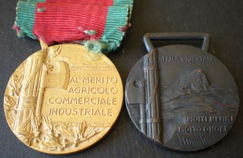 Pair of Italian colonial Africa medals