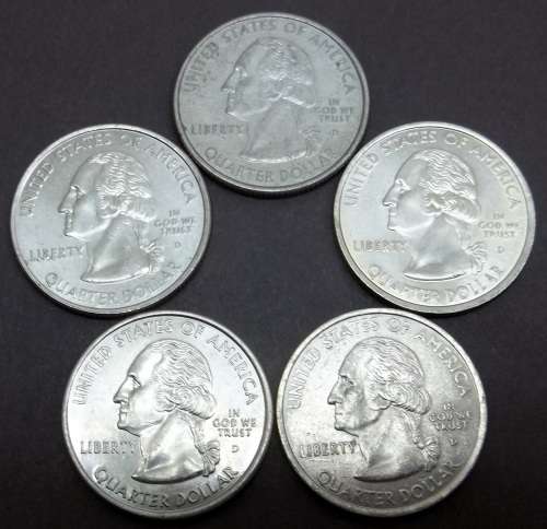 2001 US State Quarters full set