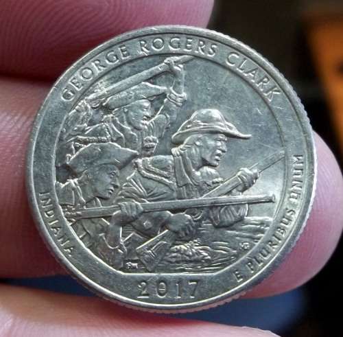 2017 US 'America the Beautiful' Quarter - George Rogers Clark
