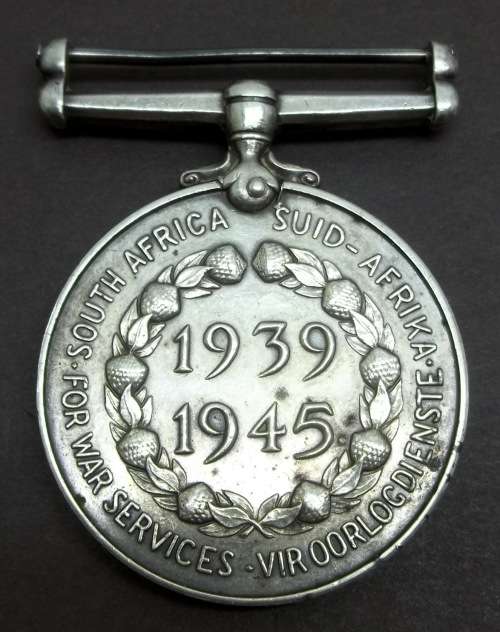 WWII 1939-45 South African War Services medal - Full Size - only 16,000 minted