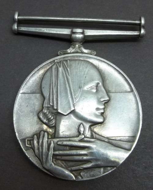 Voluntary Medical Service medal 'Long & Efficient Service' - Full Size/Silver