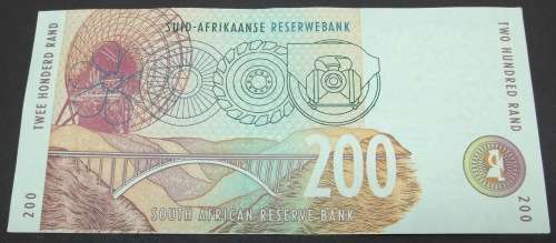 SA 200 Rand 1999 - Mboweni 1st Issue - in aUNC condition