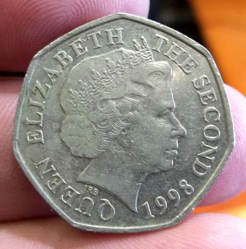 Jersey 50 Pence 1998