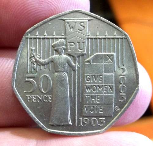 UK 50 Pence 2003 - 100yrs since the start of the Suffragettes