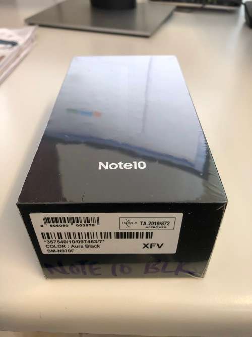 Samsung Note 10 Aura Black