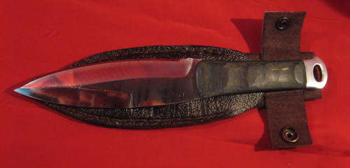 Special ops knife with camo micarta handles+ FREE POCKET SPEER