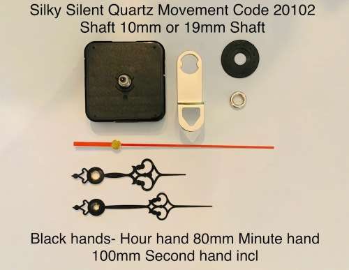 SILKY SILENT QUARTZ CLOCK MOVEMENT