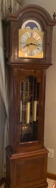 IMBUIA SOLID WOOD GRANDFATHER CLOCKS - URGOS