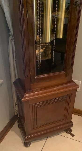 IMBUIA SOLID WOOD GRANDFATHER CLOCKS - URGOS