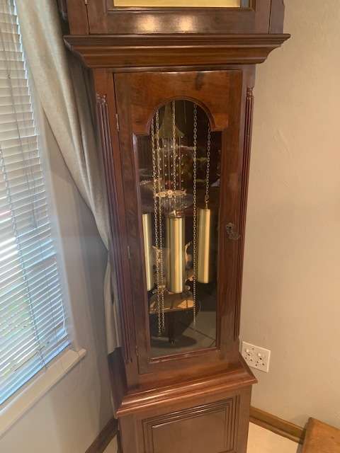 IMBUIA SOLID WOOD GRANDFATHER CLOCKS - URGOS
