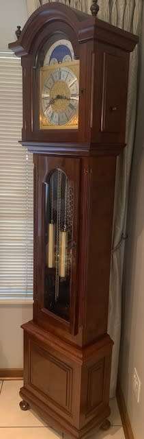 IMBUIA SOLID WOOD GRANDFATHER CLOCKS - URGOS