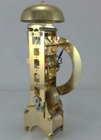 HERMLE 791-081 16.5CM MECHANICAL SKELETON CLOCK MOVEMENT