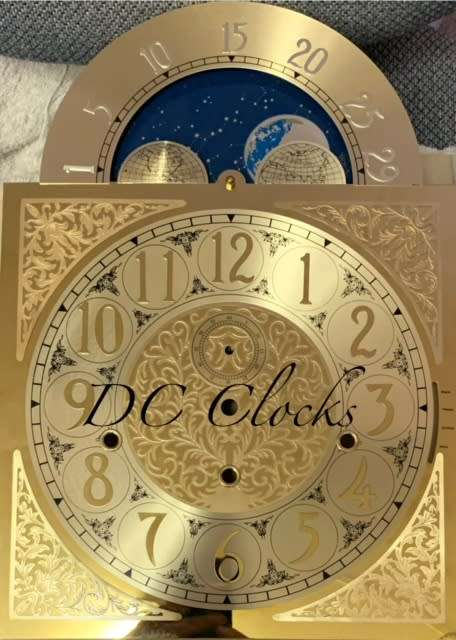 Hermle Grandfather clock dial for 1171 movement 280 x 280 x 400 mm
