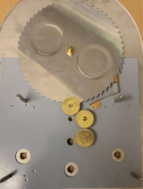 Hermle Grandfather clock dial for 1171 movement 280 x 280 x 400 mm