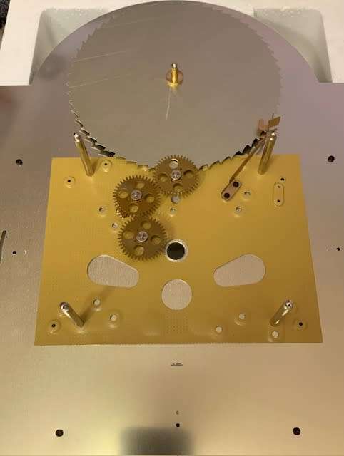HERMLE GRANDFATHER CLOCK MOON PHASE DIAL FOR HERMLE CHAIN CHIME MOVEMENT