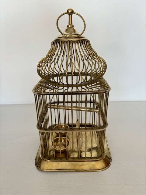 SOLID BRASS BIRD CAGE