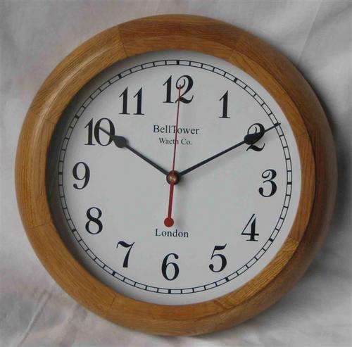Wall Clock - Tempus Fugit- Solid Canadian Oak