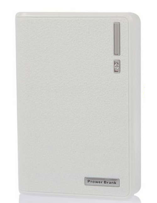 Wallet style White12000mAh USB Power Bank External Battery Charger For Mobile Phone/PSP/DV