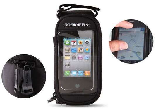 -LOCAL STOCK- ROSWHEEL Waterproof Bicycle Frame Pannier Front Cell Phone Tube Bag Cases